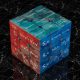 Oktató rubik kocka - fizika kocka kék