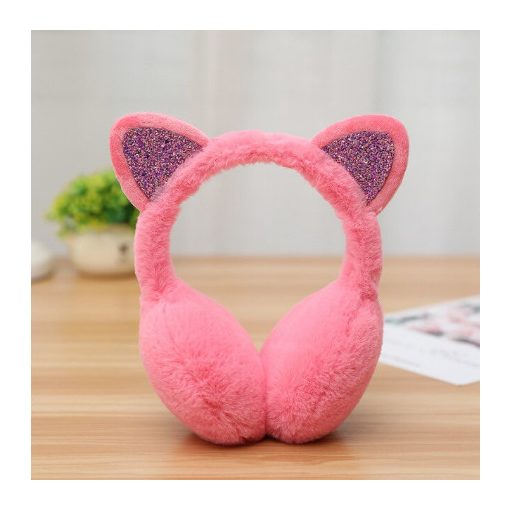 Cicás Fülmelegítő Fülvédő Pink