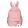 Vízálló hátizsák rózsaszín nyuszi füles