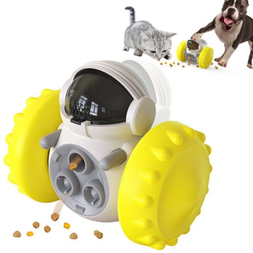Interaktív lassú etető kutyajáték - Sárga