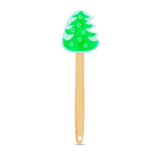 Karácsonyi szilikon spatula -Karácsonyfás