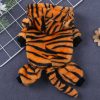 Tigris mintás meleg és aranyos kapucnis pulóver - XXL