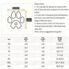 4db vízálló kutyacipő kistestű kutyáknak - Fekete - L