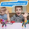 Nyúlánk tapadókorongos Robot - Kék