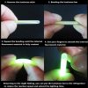 20 db világító fénypálcika éjszakai horgászathoz – növelje a fogást a fluoreszkáló fénypálcikákkal - 4,5 mm - 20 db