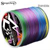 Sougayilang 4 szálas PE fonott horgászzsinór - erős, tartós és hosszú élettartamú - 23LB/0,16mm-109YDS